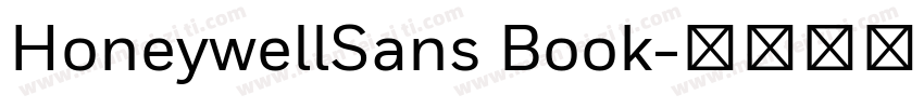 HoneywellSans Book字体转换